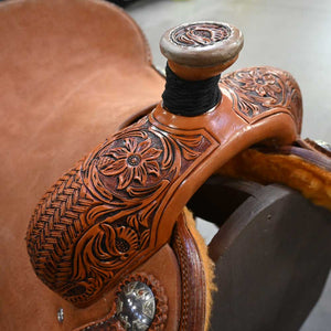 14" TESKEY'S ROPING SADDLE Saddles TESKEY'S SADDLERY LLC