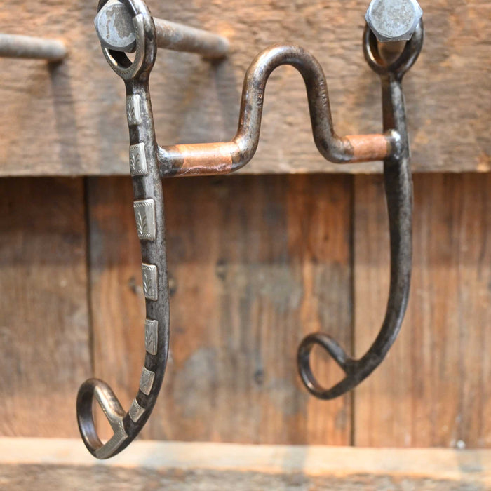 Kerry Kelley Silver Mounted Solid Port Bit