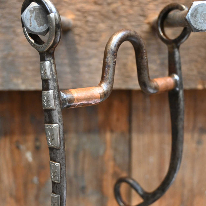 Kerry Kelley Silver Mounted Solid Port Bit