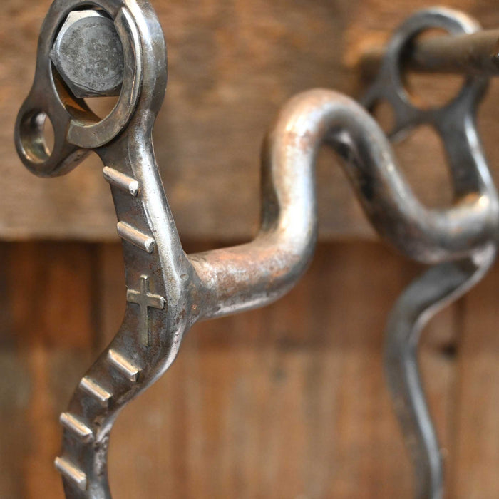 Silver Mounted Solid Port Bit