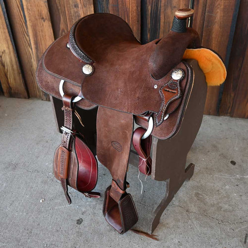 15.5" TESKEY'S ROPING SADDLE Saddles - New Teskey's Saddlery