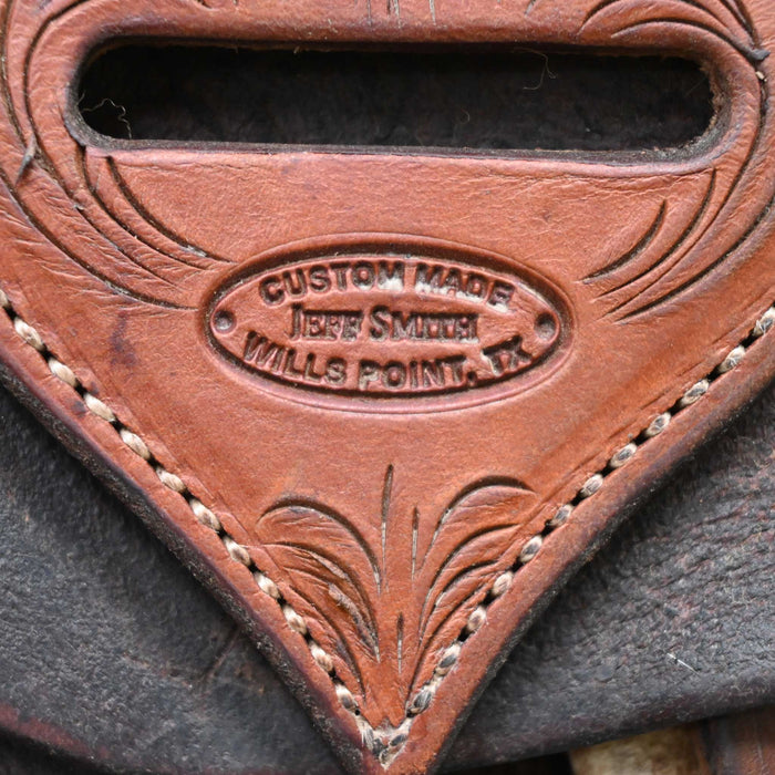 15.5" USED JEFF SMITH CUTTING SADDLE