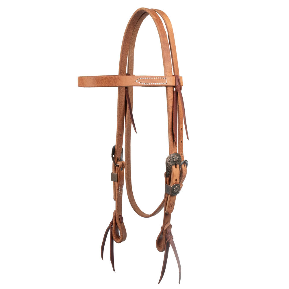 Teskey's Cowboy Harness Browband Headstall Tack - Headstalls Teskey's