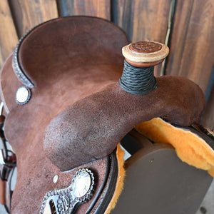 15.5" TESKEY'S ROPING SADDLE Saddles TESKEY'S SADDLERY LLC   