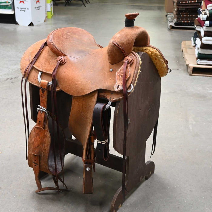 15.5" USED TESKEY'S RANCH VERSATILITY SADDLE
