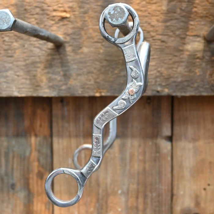 Ricky Trammell Silver Mounted Solid Port Bit