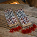 1910's Loom Beaded set of Indian Garter's w/Tin Cones Collectibles MISC