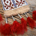 1910's Loom Beaded set of Indian Garter's w/Tin Cones Collectibles MISC