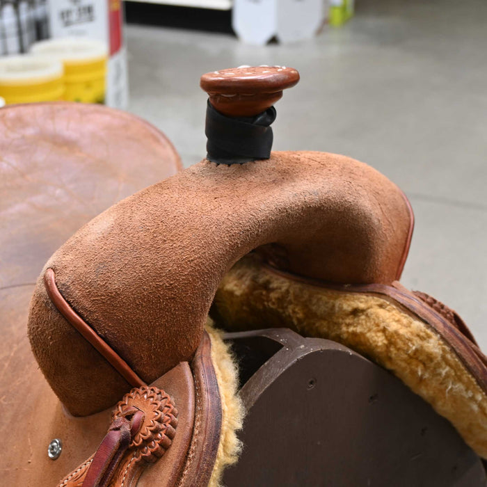 15.5" USED TESKEY'S RANCH VERSATILITY SADDLE