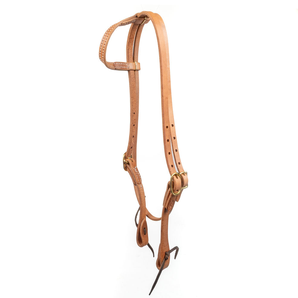 Teskey's One Ear Headstall w/Throat Latch Tack - Headstalls Teskey's
