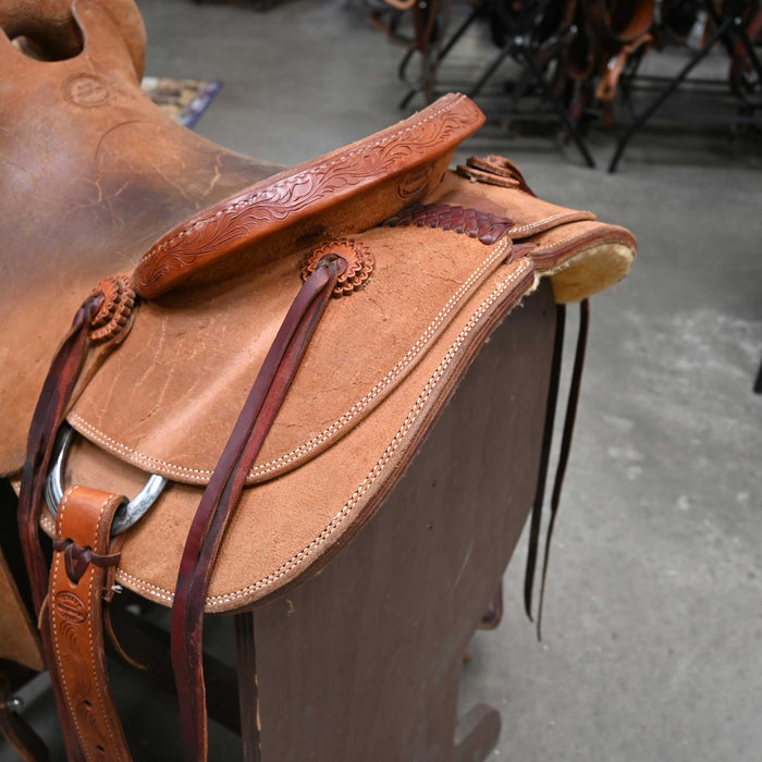 15.5" USED TESKEY'S RANCH VERSATILITY SADDLE