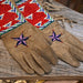 Vintage 1880's Sioux Indian guilled bead gauntlets Collectibles MISC