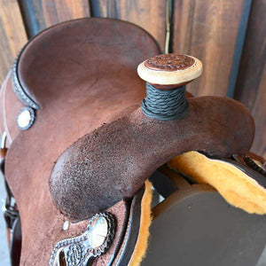 16" TESKEY'S ROPING SADDLE Saddles Teskey's Saddlery