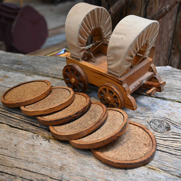 Vintage Chuck Wagon Coaster Set