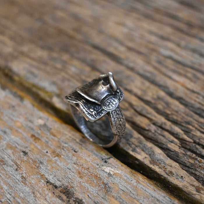 Sterling Silver Western Saddle Ring WOMEN - Accessories - Jewelry - Rings MISC