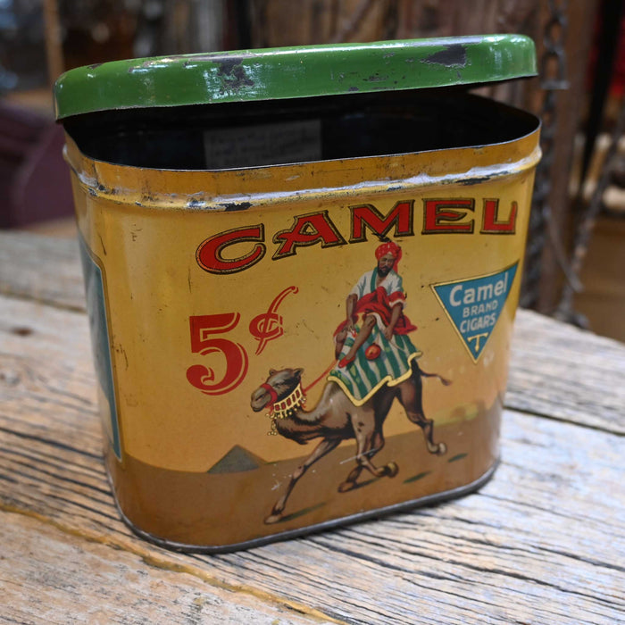 Early Mid Century Camel Brand Cigar Tin