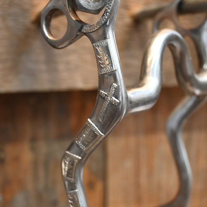 Ricky Trammell Silver Mounted Solid Port Bit