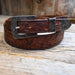 1940's - 50's Leather Belt w/Sterling Silver Ranger set Buckle WOMEN - Accessories - Belts Looper