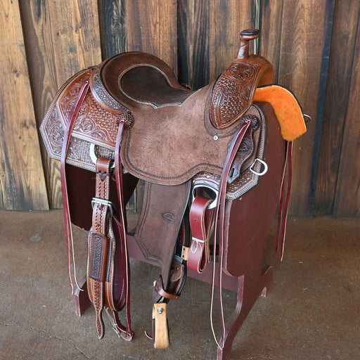 15" TESKEY'S PRO CUTTER RANCH CUTTER SADDLE Saddles - New Teskey's Saddlery
