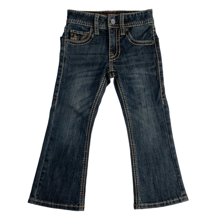 Rock & Roll Denim Boy's Reflex Rope Stitch Embroidered Bootcut Jean