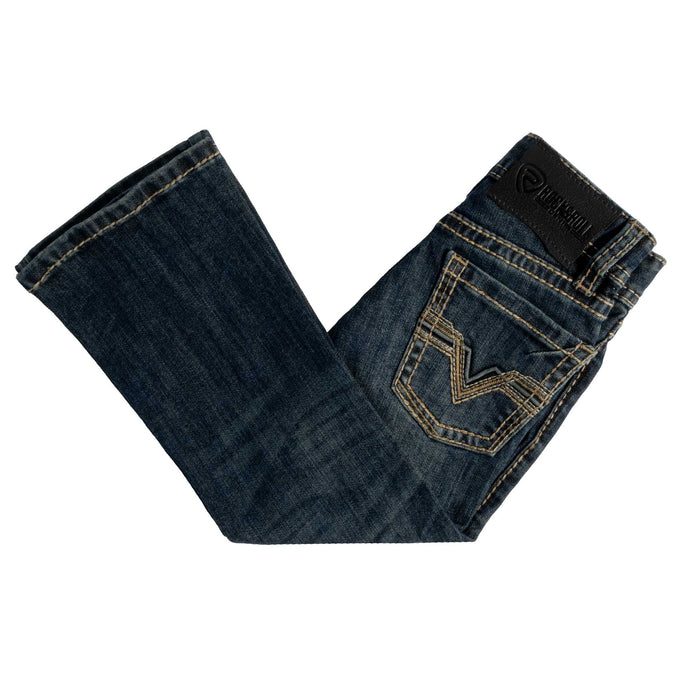 Rock & Roll Denim Boy's Reflex Rope Stitch Embroidered Bootcut Jean