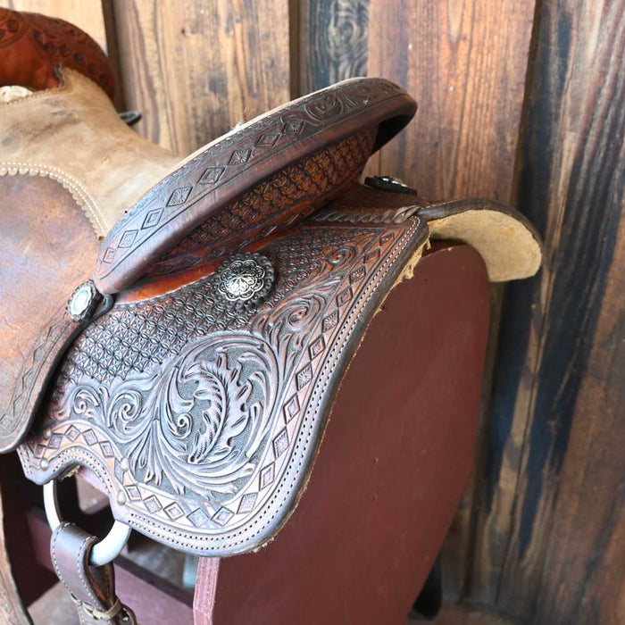 15" USED TESKEY'S ALL AROUND SADDLE Saddles - Used Teskey's Saddlery