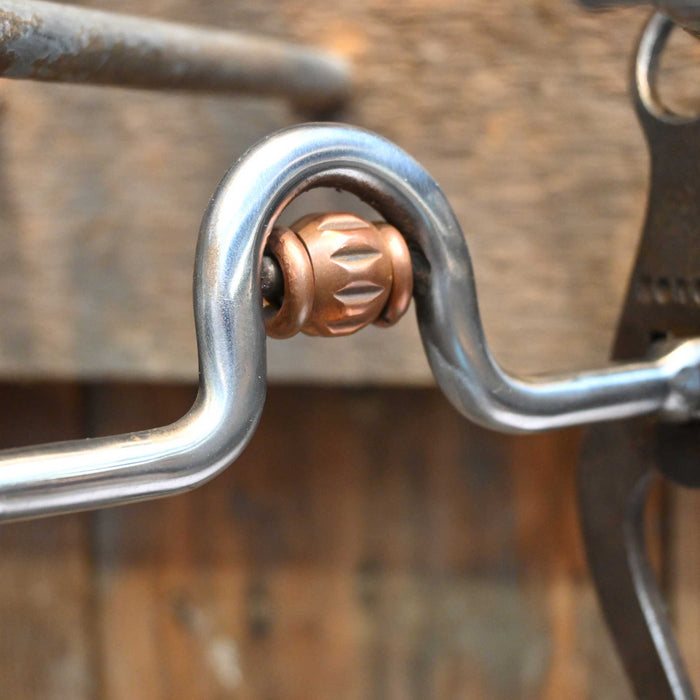MORGAN #252 Silver Mounted Port with Cricket & Rings Bit