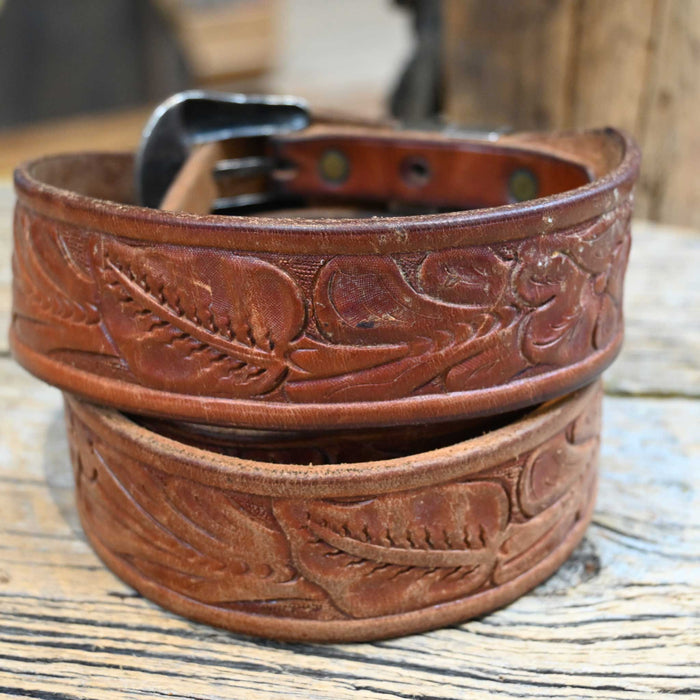 Vintage & Classy 14K Holland San Angelo Tx. Buckle & 40" James Station Belt Collectibles Holland San Angelo