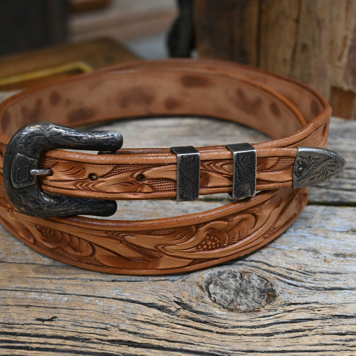 Vintage Don Ricardo Sterling Silver w/ 4pc. Ranger set Belt Collectibles Don Ricardo