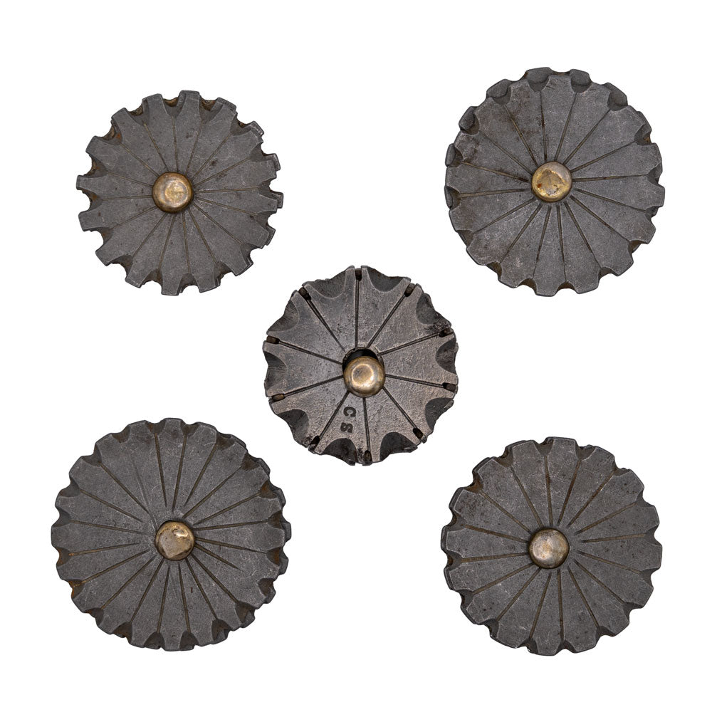 Hand Cut Spur Rowels Weatherford Collection Tack - Conchos & Hardware Teskey's