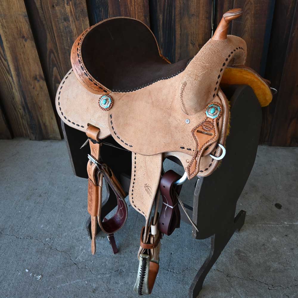 15" TESKEY'S BARREL SADDLE Saddles TESKEY'S SADDLERY LLC   