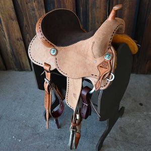 15" TESKEY'S BARREL SADDLE Saddles TESKEY'S SADDLERY LLC   