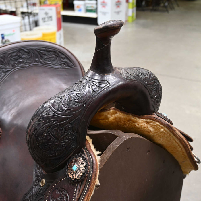 14" USED PAUL TAYLOR BARREL SADDLE