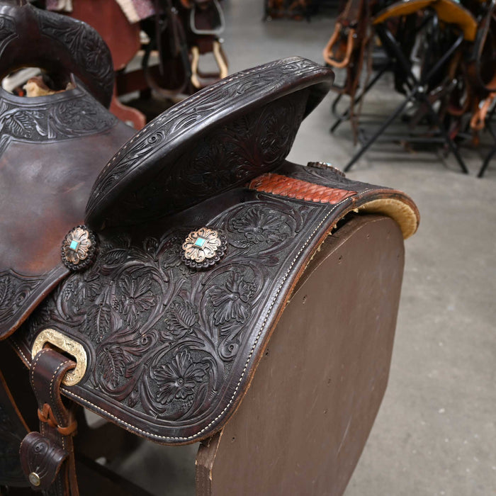 14" USED PAUL TAYLOR BARREL SADDLE