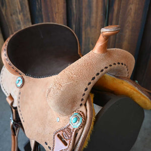 15" TESKEY'S BARREL SADDLE Saddles TESKEY'S SADDLERY LLC   