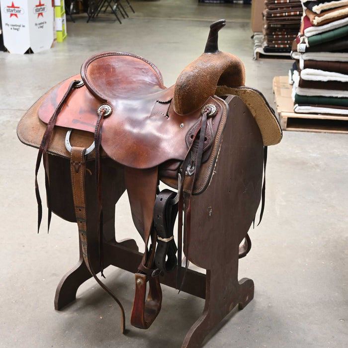 15" USED JEFF SMITH CUTTING SADDLE