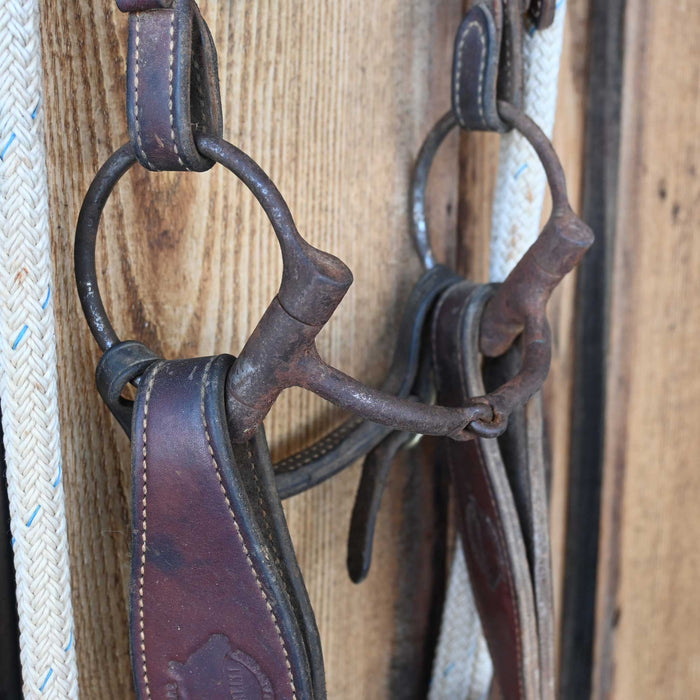 Dennis Moreland D-Ring Snaffle Bridle Rig w/Browband Headstall
