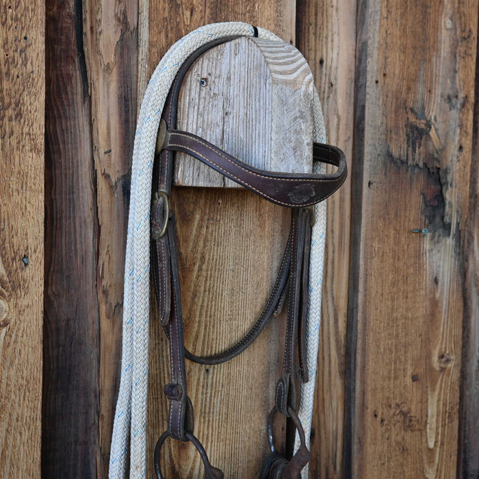 Dennis Moreland D-Ring Snaffle Bridle Rig w/Browband Headstall