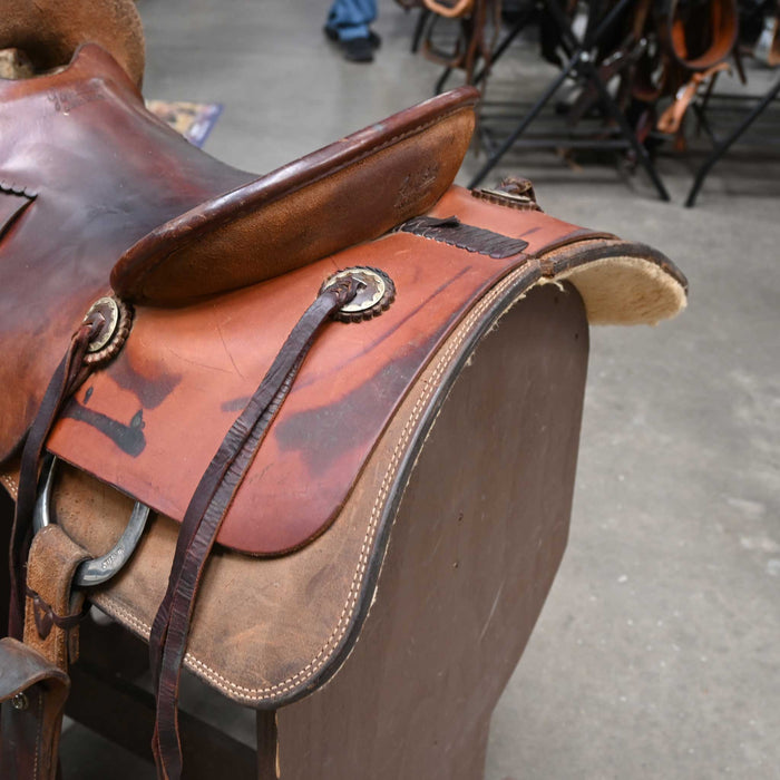 15" USED JEFF SMITH CUTTING SADDLE