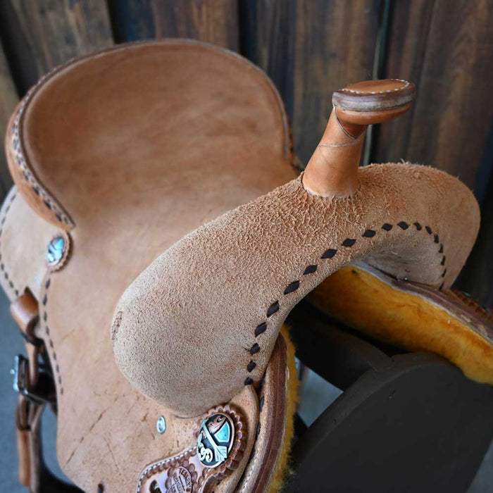 16" TESKEY'S BARREL SADDLE Saddles - New Teskey's Saddlery
