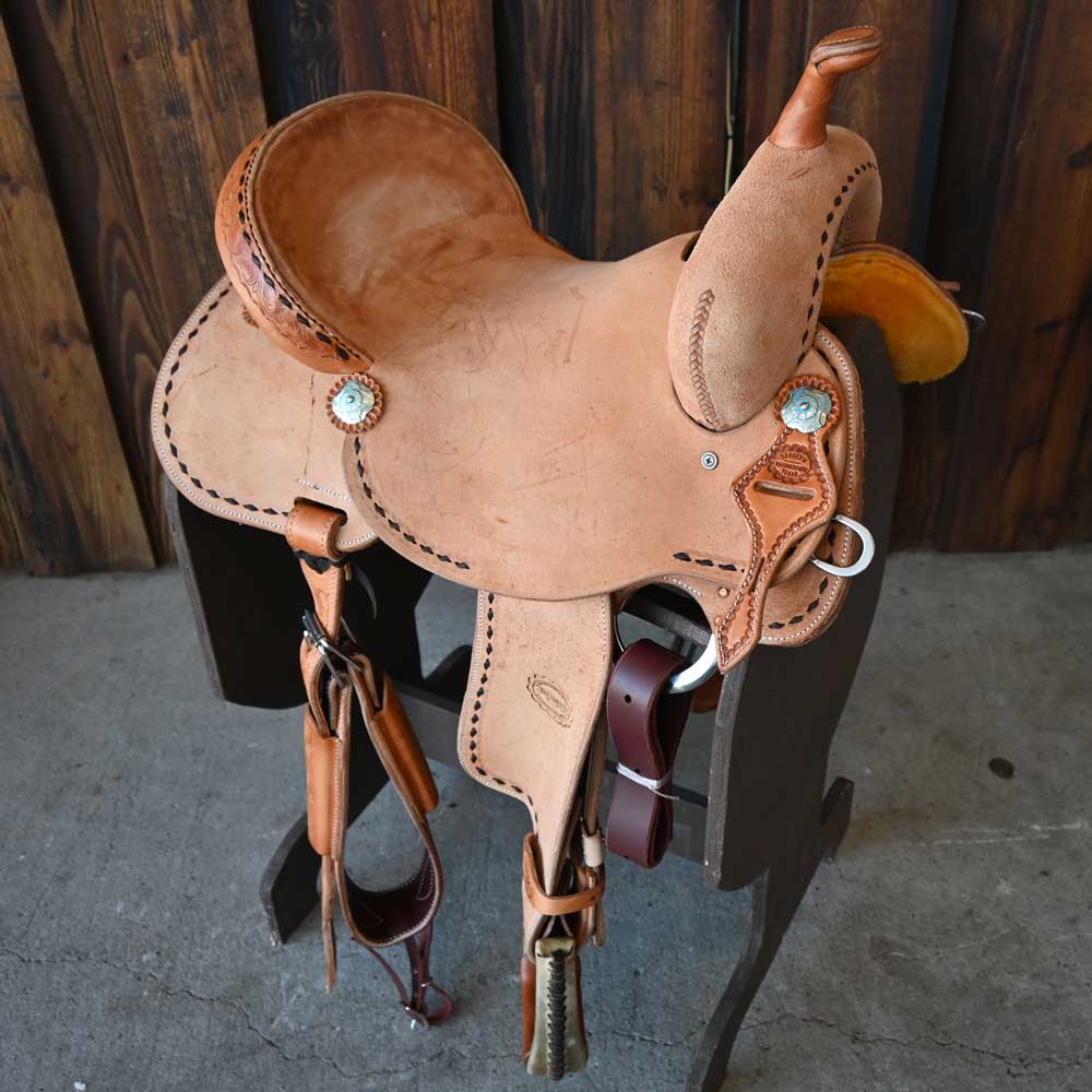 16.5" TESKEY'S BARREL SADDLE Saddles TESKEY'S SADDLERY LLC   