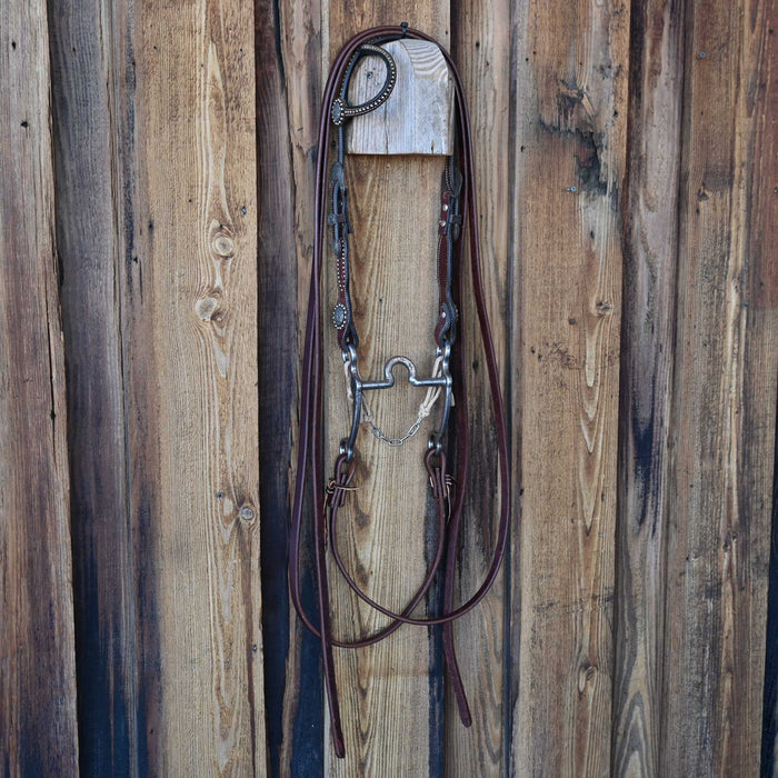 Cow Horse Supply C-Port Bridle Rig w/Single Ear Headstall