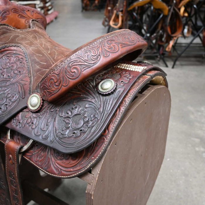 14.5" USED TUCKER'S SADDLE SHOP TRAIL SADDLE