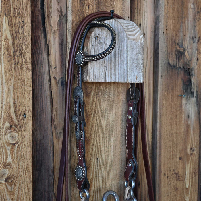 Cow Horse Supply C-Port Bridle Rig w/Single Ear Headstall