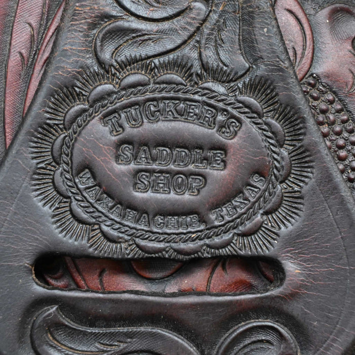 14.5" USED TUCKER'S SADDLE SHOP TRAIL SADDLE