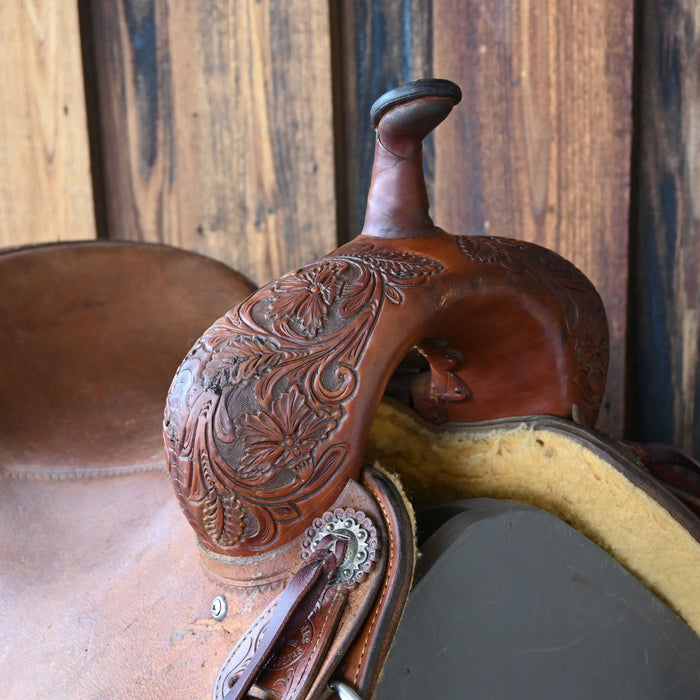 17" USED TAD SANDERS CUTTING SADDLE