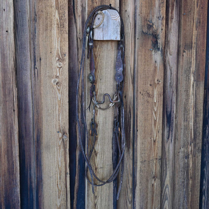 Cowpuncher Solid Port Bridle Rig w/Single Ear Headstall