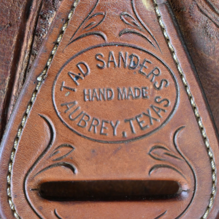 17" USED TAD SANDERS CUTTING SADDLE