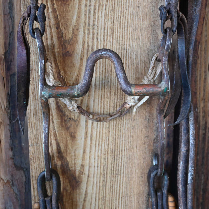 Cowpuncher Solid Port Bridle Rig w/Single Ear Headstall