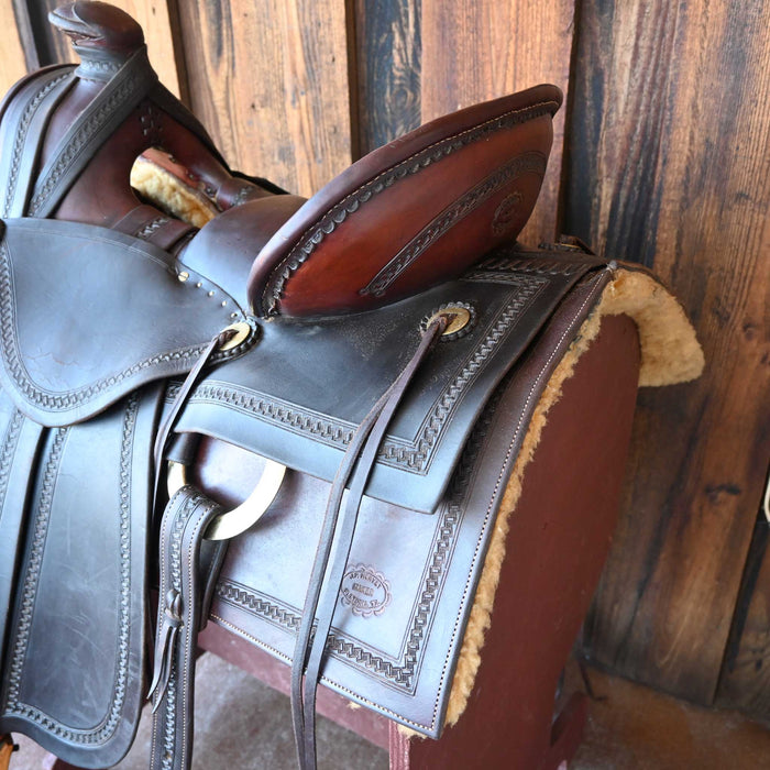 15.5" USED J.P HERVEY RANCH SADDLE
